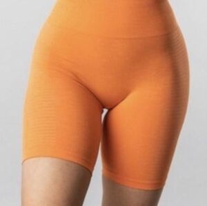 EUC Alphalete Size Small Orange Amplify Shorts!